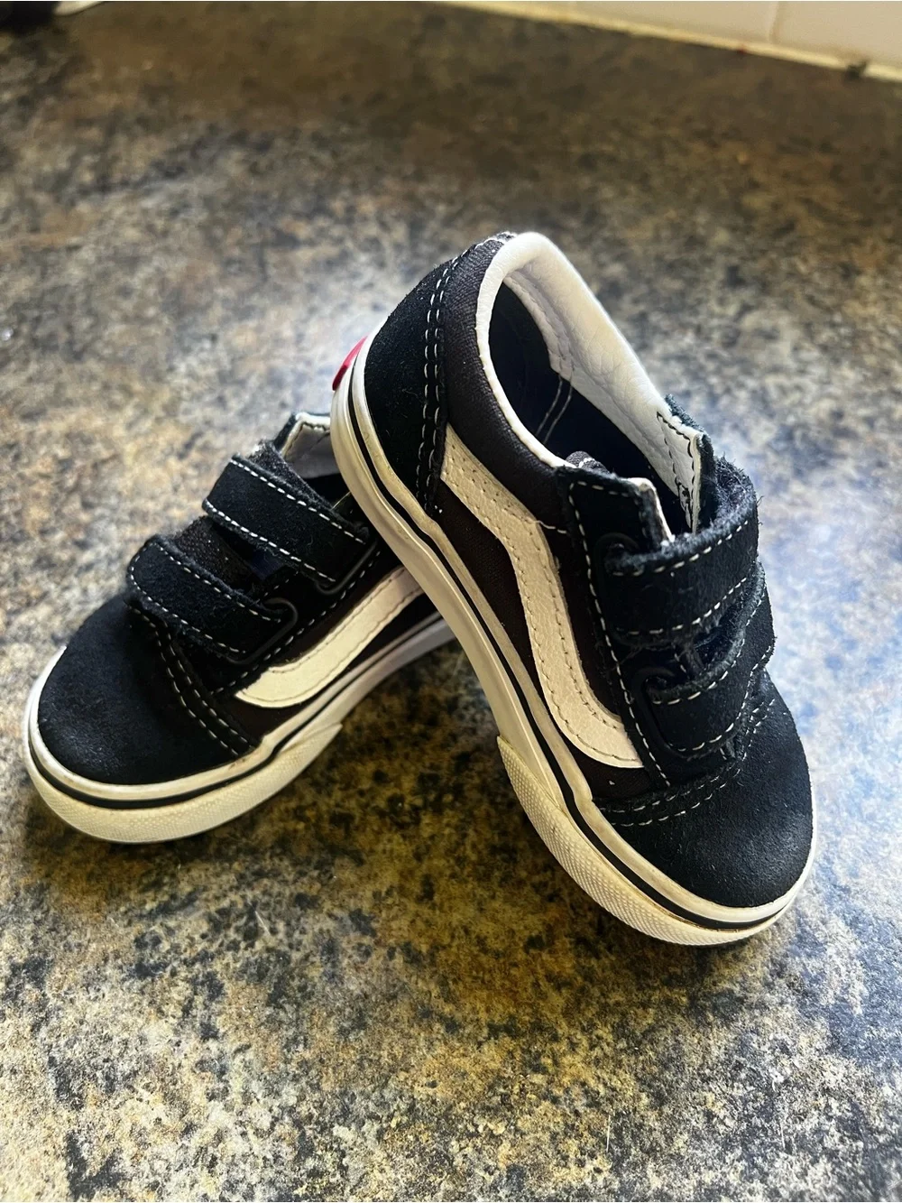 Kids Black and White Vans